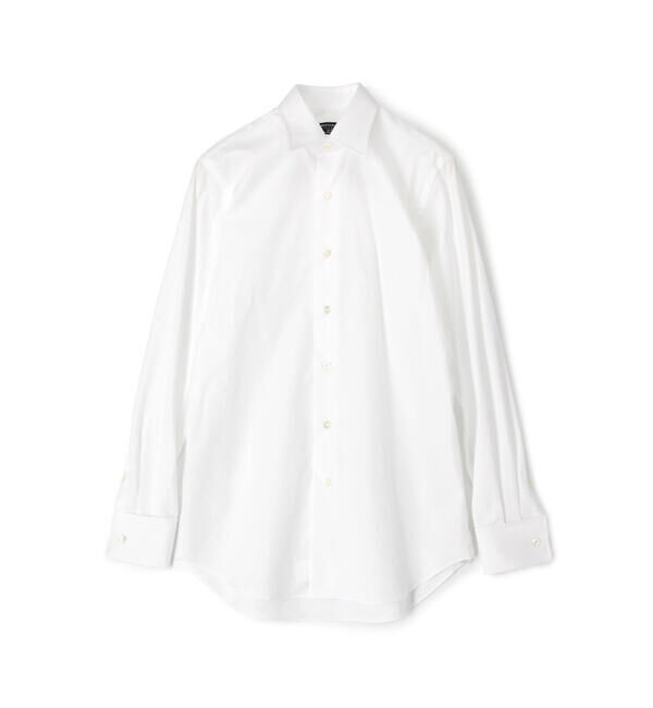 TOMORROWLAND MENS「120/2スーピマコットンブロード レギュラーカラーダブルカフスシャツ」|シャツ・ブラウス|11 ホワイト