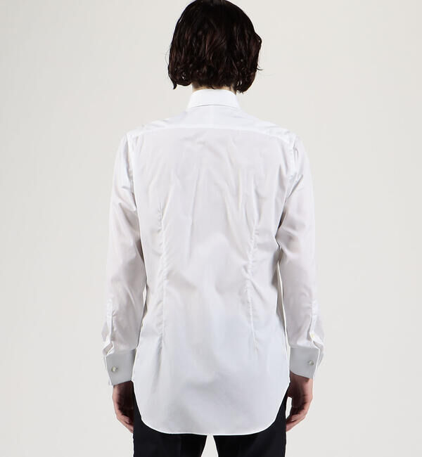 TOMORROWLAND MENS「120/2スーピマコットンブロード レギュラーカラーダブルカフスシャツ」|シャツ・ブラウス|