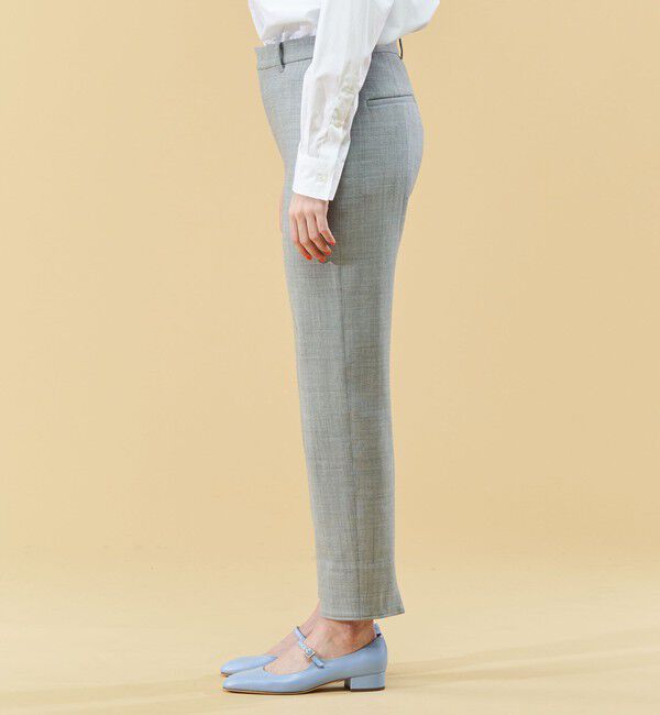 GALERIE VIE「スポンジウール バックスリットパンツ」|スラックス|