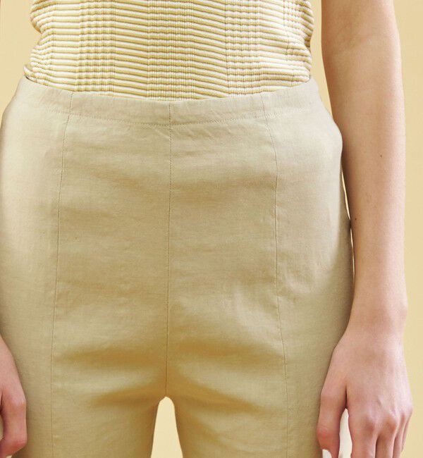 GALERIE VIE「リネンレーヨンストレッチ スリムパンツ」|その他|