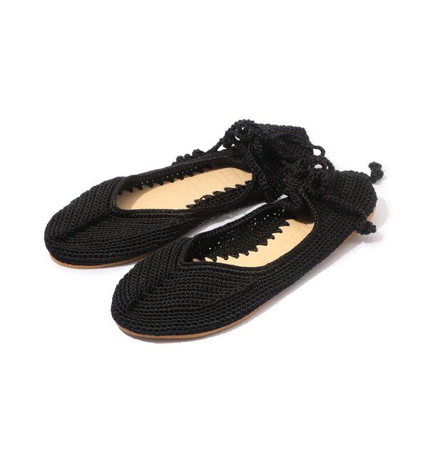 TOMORROWLAND GOODS「KASHURA Ballerina High フラットシューズ」|バレエシューズ|19 ブラック