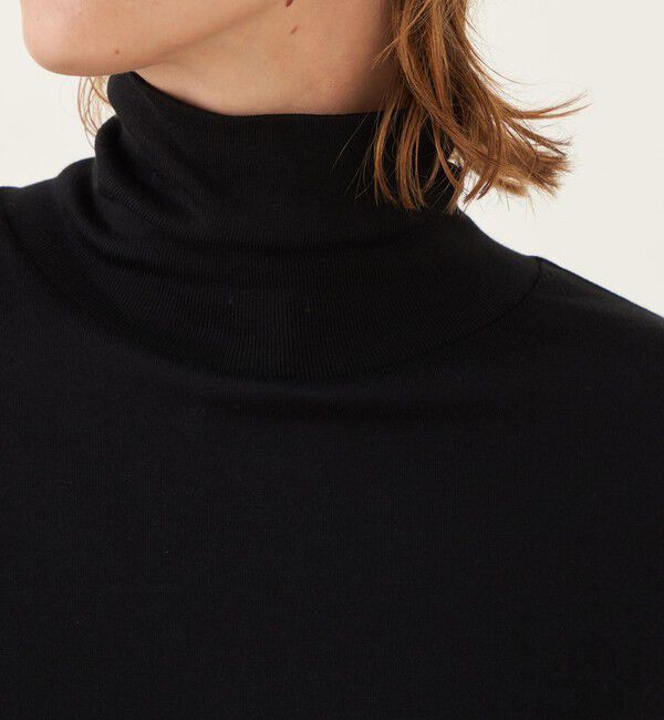 GALERIE VIE「パウダーコットン ハイネックプルオーバー」|Tシャツ・カットソー|