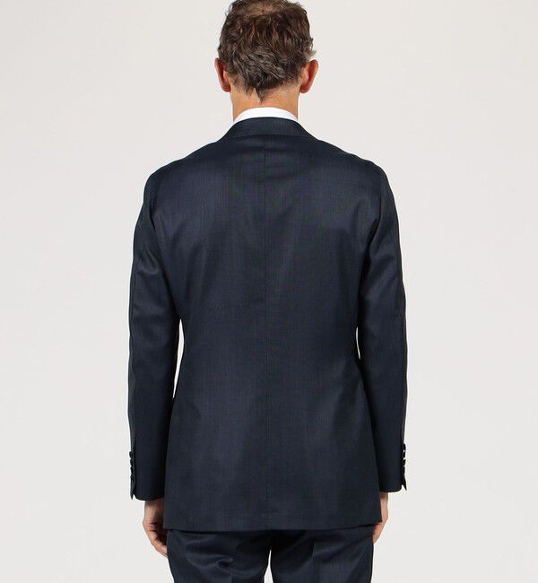 TOMORROWLAND MENS「ウールシルク ピンヘッド シングルブレステッド2Bスーツ Delfino」|スーツ|