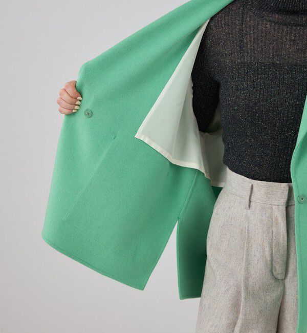 Ballsey「プレミアムウールリバー オープンカラーショートコート」|その他|