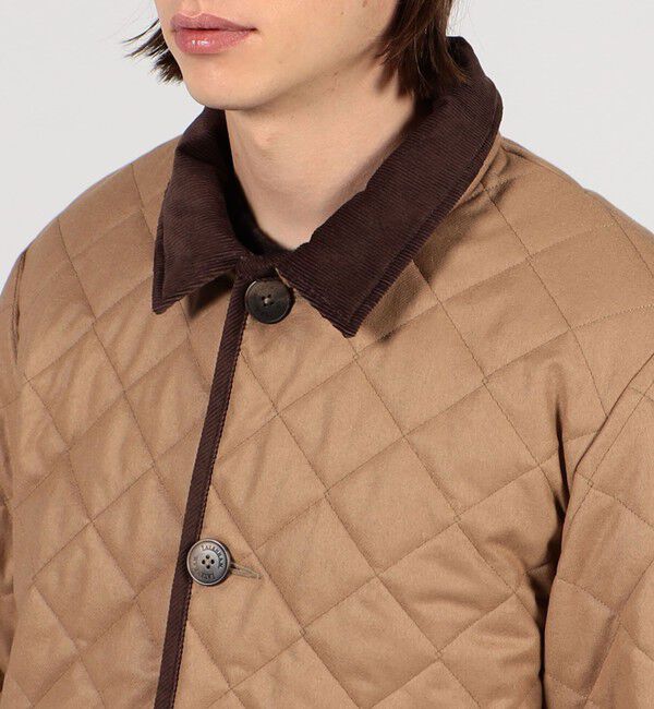 TOMORROWLAND BUYING WEAR「【別注】LAVENHAM DENSTON ウール フーデッドキルティングコート」|ステンカラーコート|