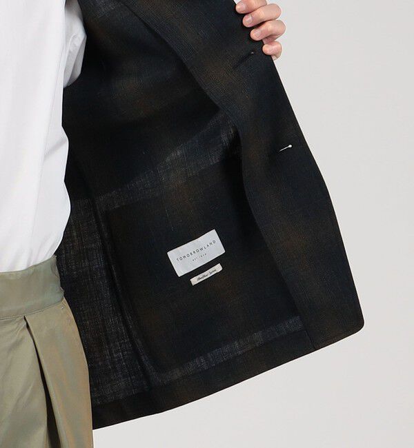 TOMORROWLAND MENS「【別注】PENDLETON ウール オンブレチェック ジャケット」|テーラードジャケット|