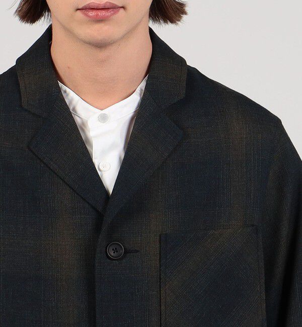 TOMORROWLAND MENS「【別注】PENDLETON ウール オンブレチェック ジャケット」|テーラードジャケット|