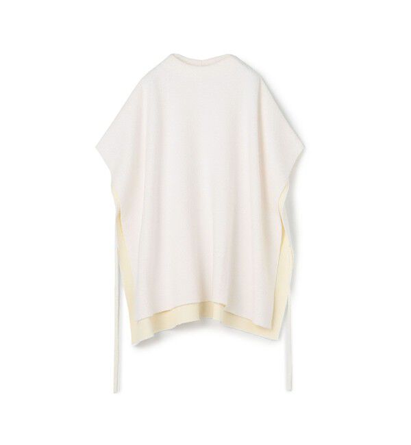 GALERIE VIE「ブークレダブルフェイス ラップマント」|ベスト・ジレ|11 ホワイト
