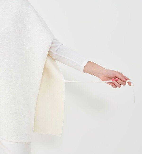 GALERIE VIE「ブークレダブルフェイス ラップマント」|ベスト・ジレ|