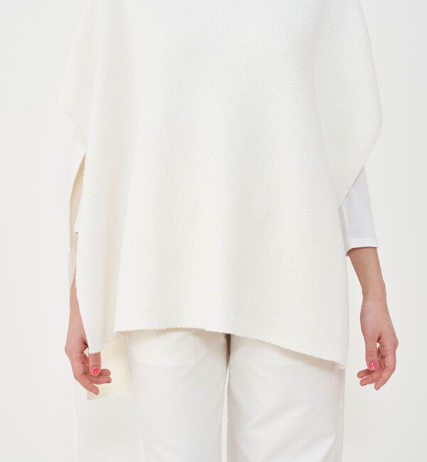 GALERIE VIE「ブークレダブルフェイス ラップマント」|ベスト・ジレ|