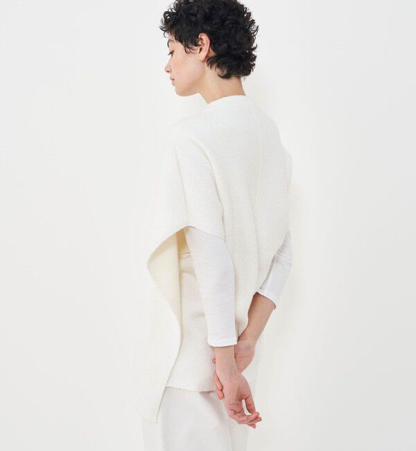 GALERIE VIE「ブークレダブルフェイス ラップマント」|ベスト・ジレ|