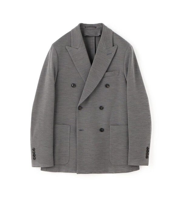 TOMORROWLAND MENS「ウールナイロン ダブルブレステッド6Bジャケット DONDY」|テーラードジャケット|15 グレー