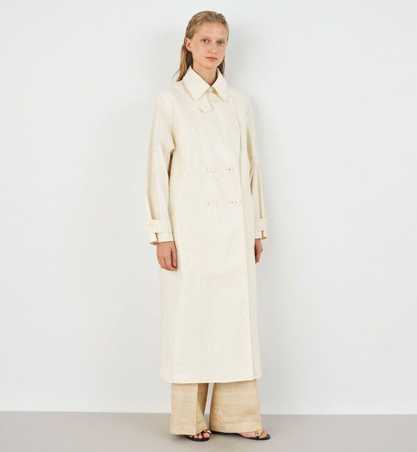 DES PRES「ライトエクリュコーティング トレンチコート」|トレンチコート|