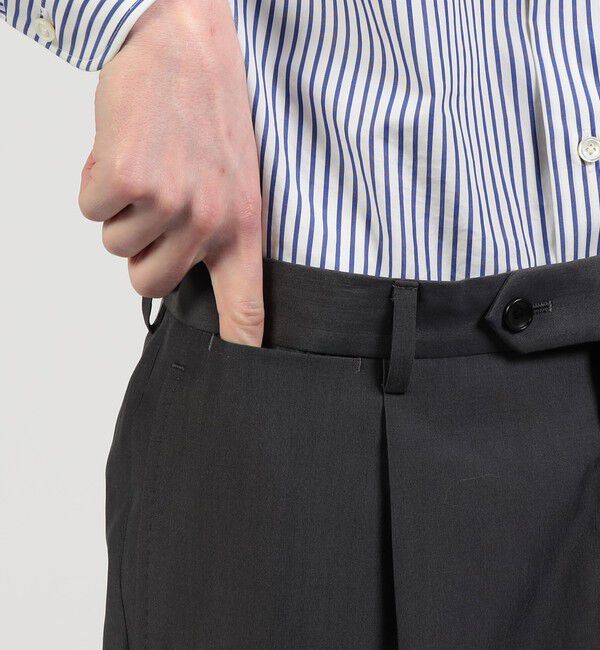 TOMORROWLAND MENS「ウールコットン シングルブレステッド3Bスーツ」|スーツ|