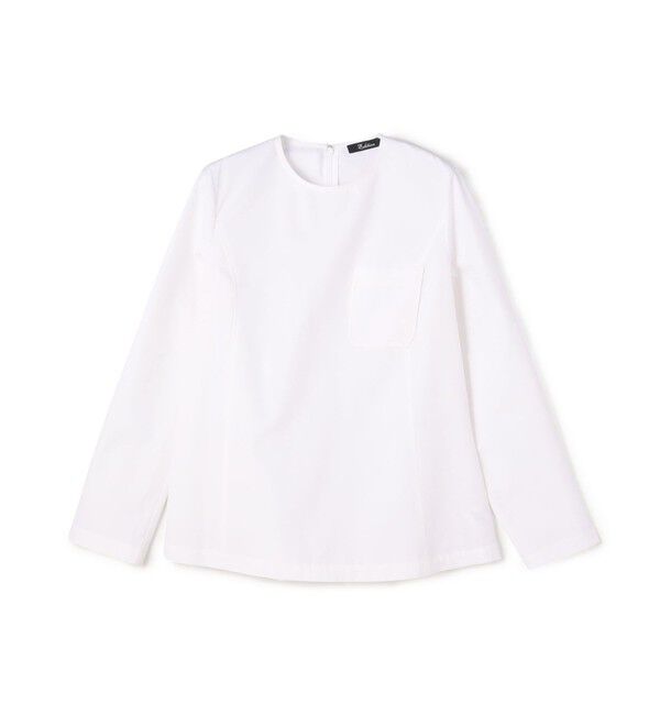 Edition「コットンブロード ノーカラーシャツ」|シャツ・ブラウス|11 ホワイト