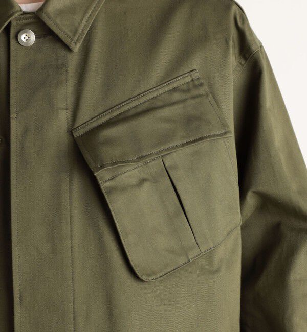 Edition「ヴィンテージバックサテン サファリジャケット」|ブルゾン・スタジャン|