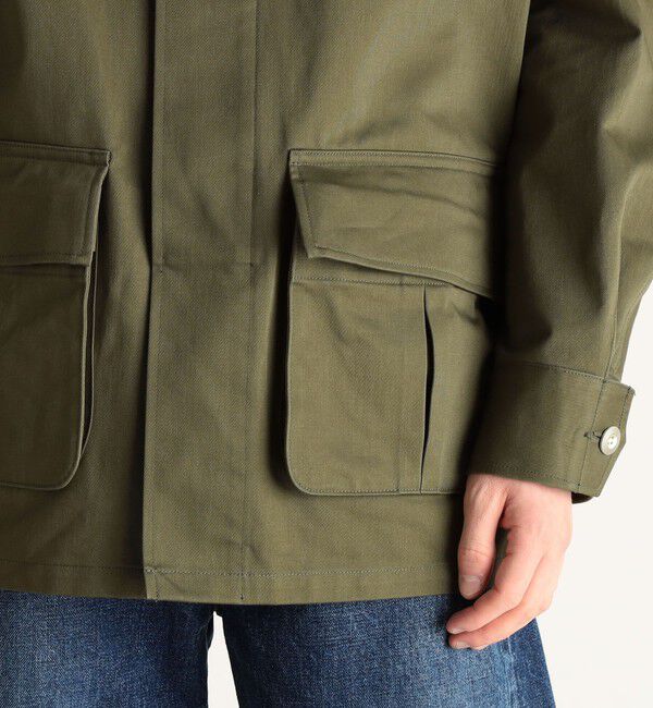 Edition「ヴィンテージバックサテン サファリジャケット」|ブルゾン・スタジャン|