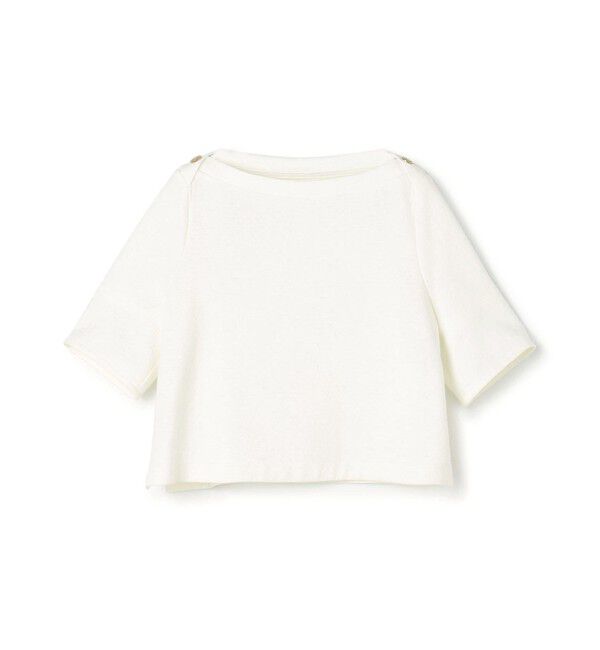 TOMORROWLAND collection「ナップコットン ボートネックプルオーバー」|プルオーバー|11 ホワイト