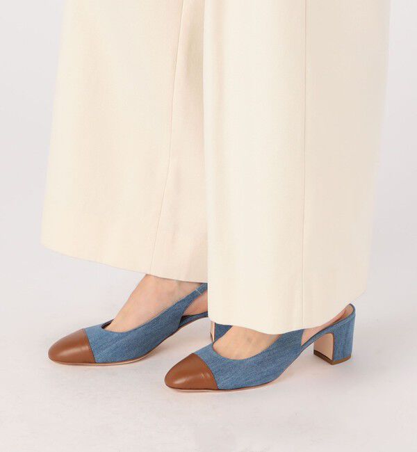 TOMORROWLAND GOODS「FABIO RUSCONI デニムミュール」|パンプス|