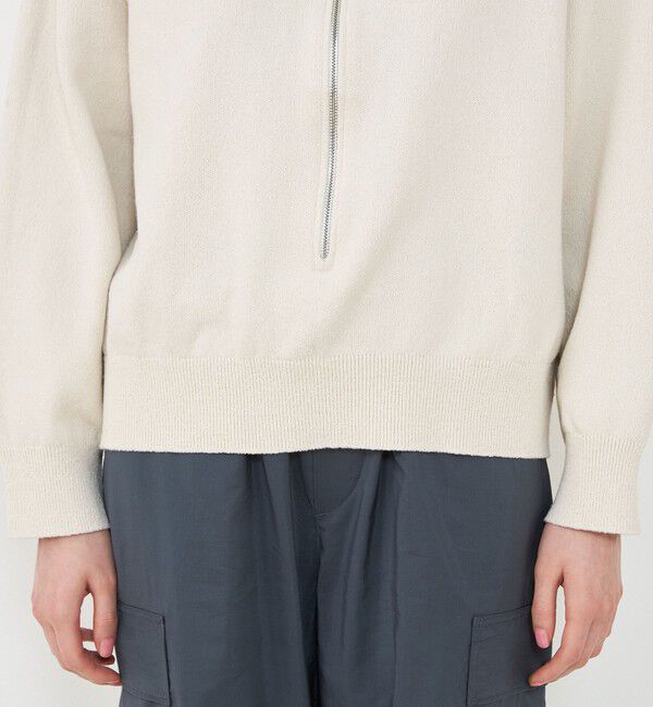 GALERIE VIE「フリゼコットン ハーフジッププルオーバー」|ニット・セーター|