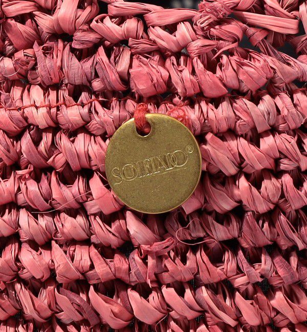 SOULEIADO「SOULEIADO ラフィアミニトートバッグ」|かごバッグ|