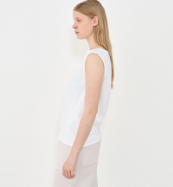 GALERIE VIE「ソフトジャージーリブ ノースリーブプルオーバー」|タンクトップ|