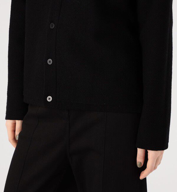 Edition「コットンポリエステル Vネックニットカーディガン」|カーディガン|