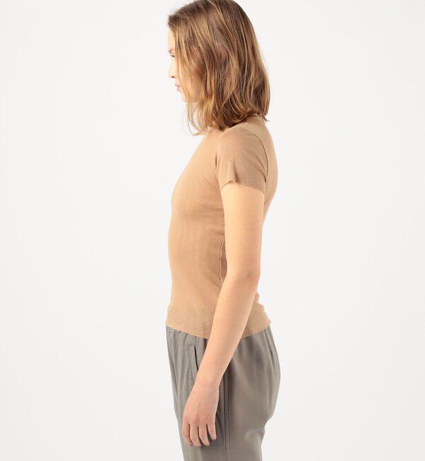 JAMES PERSE「コットンカシミヤブレンドリブ クルーネックTシャツ WVA3978」|Tシャツ・カットソー|