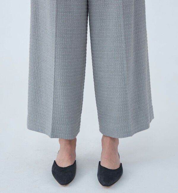 Ballsey「【一部WEB先行予約】ライトファンシーツイード サスペンダーワイドパンツ」|その他|