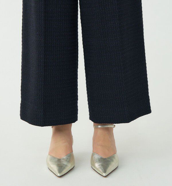 Ballsey「【一部WEB先行予約】ライトファンシーツイード サスペンダーワイドパンツ」|その他|