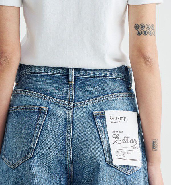 Edition「エッセンシャルデニム カービングパンツ」|デニム|