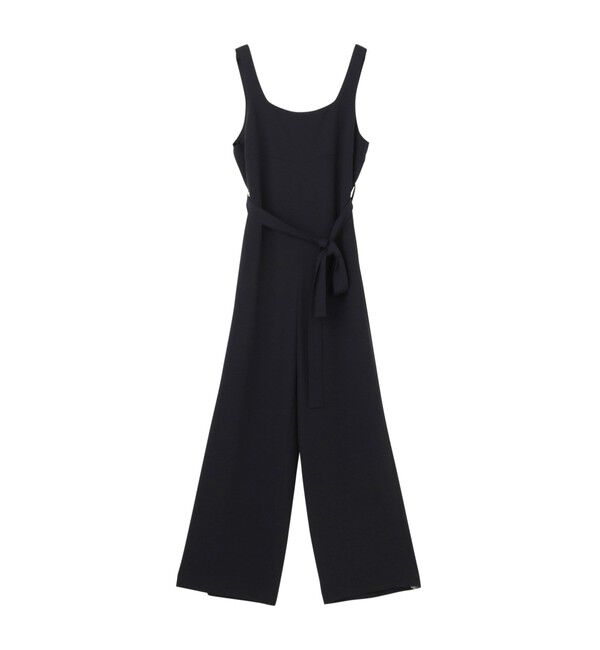 BACCA「ジョーゼットサテン ベルテッドジャンプスーツ」|オールインワン|69 ネイビー