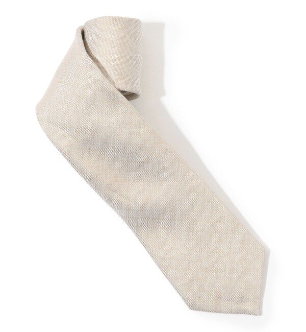 TOMORROWLAND GOODS「TMORROWLAND リネンシルク ソリッドネクタイ」|ネクタイ・蝶ネクタイ|13 オフホワイト
