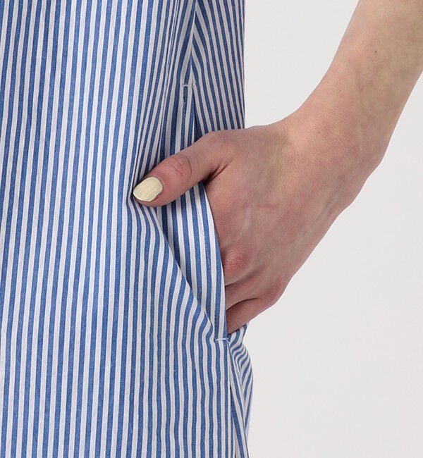 MACPHEE「コットンタイプライター フロントフリルワンピース」|ワンピース|