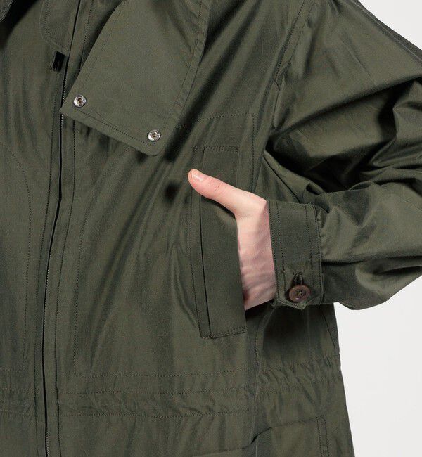 TOMORROWLAND MENS「シルクコットンタフタ フーデッドコート」|その他|