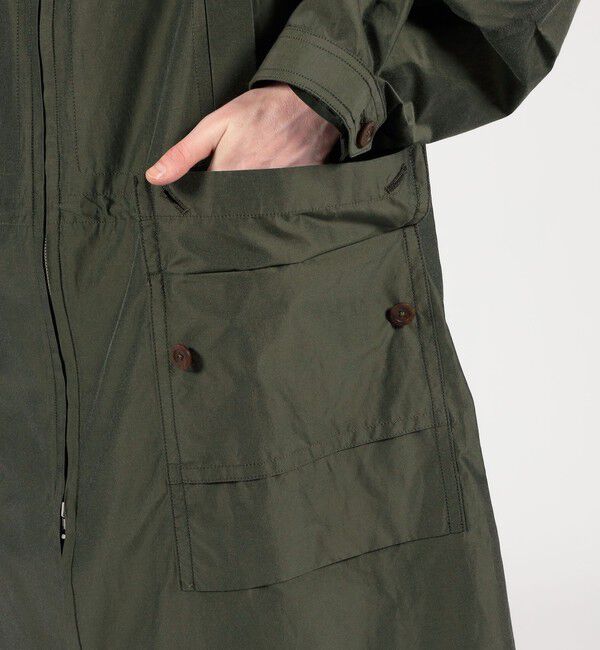 TOMORROWLAND MENS「シルクコットンタフタ フーデッドコート」|その他|