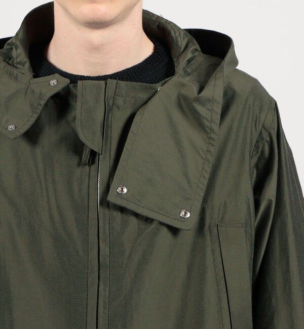 TOMORROWLAND MENS「シルクコットンタフタ フーデッドコート」|その他|