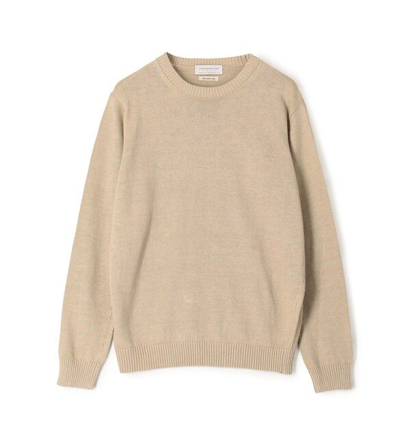 TOMORROWLAND MENS「TOMORROWLAND Tricot リネンクルーネック プルオーバーニット」|ニット・セーター|15 ベージュ
