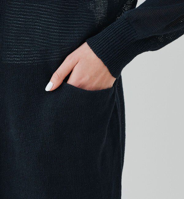 GALERIE VIE「リネンコード Ｖネックカーディガン」|カーディガン|