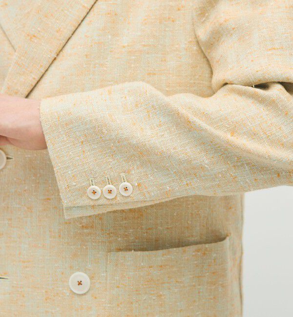 CABaN「CABaN コットンシルクカナパ 4Bダブルジャケット」|テーラードジャケット|