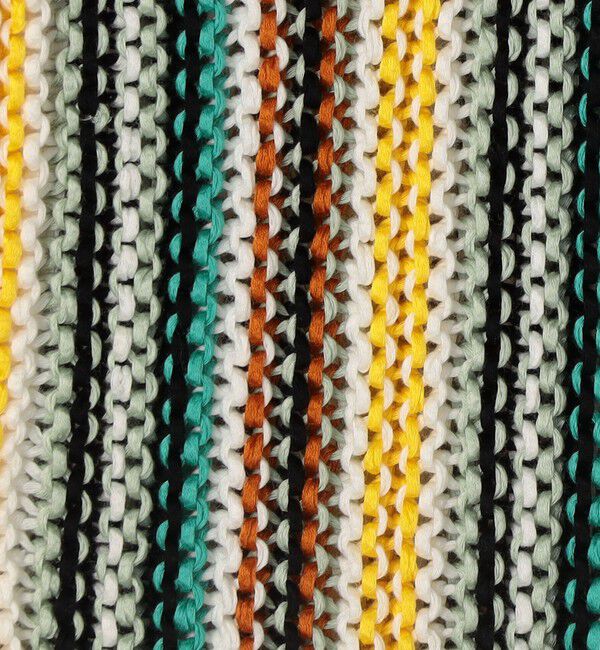 CABaN「コットン マルチストライプニットプルオーバー 」|ニット・セーター|