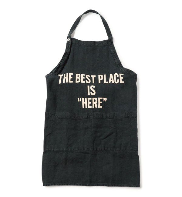 TOMORROWLAND HOME「DRESSSEN&times;TOMORROWLAND HOME リネンエプロン」|食器・キッチングッズ|19 ブラック