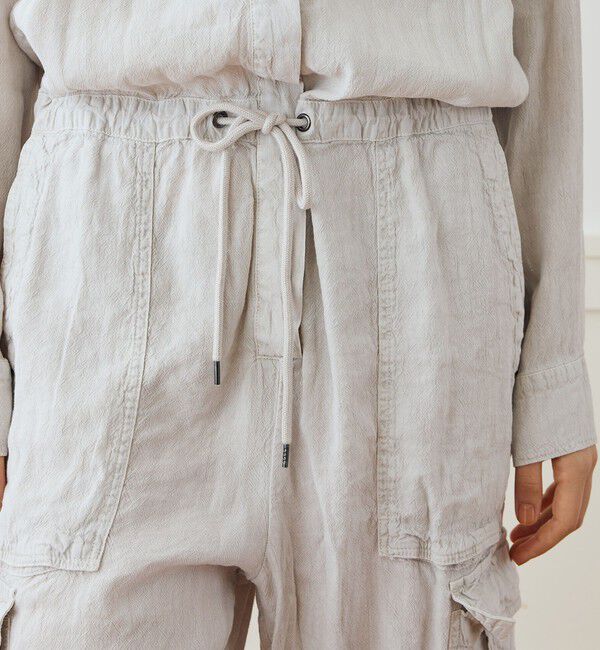 JAMES PERSE「リネンブレンドカーゴジャンプスーツ WLVI6959」|オールインワン|