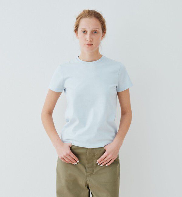 GALERIE VIE「ファインコットン クルーネックTシャツ」|Tシャツ・カットソー|