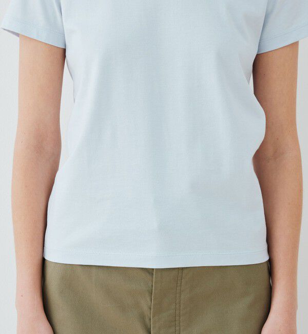 GALERIE VIE「ファインコットン クルーネックTシャツ」|Tシャツ・カットソー|