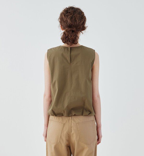 GALERIE VIE「コットンツイル バルーンノースリーブブラウス」|シャツ・ブラウス|