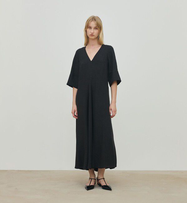 TOMORROWLAND GOODS「Devotion TWINS Vネック ドレス」|ワンピース|