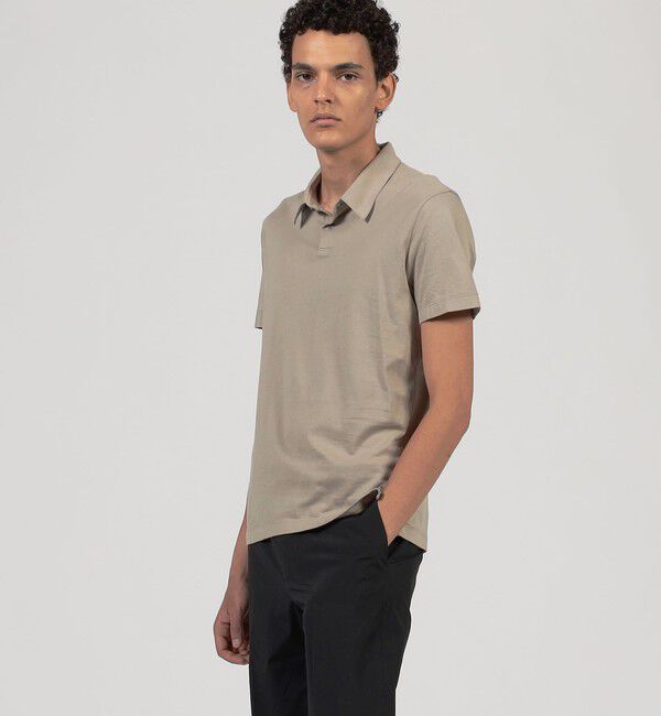 JAMES PERSE「コットンジャージー ポロシャツ MBEL3710」|ポロシャツ|