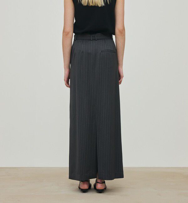 DES PRES「ウールドスキン ベルデッドストレートスカート」|スカート|