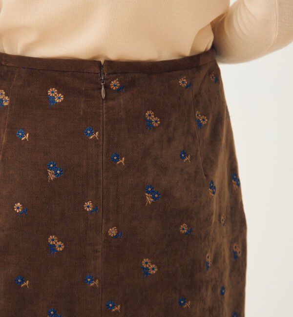 TOMORROWLAND collection「フルーロンベル Iラインスカート」|タイト|